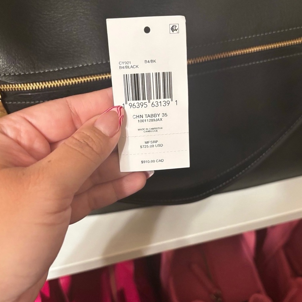🤍Coach Chain Tabby Shoulder Bag 35 - Picture 3 of 5